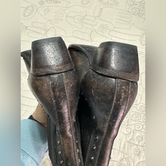 NIB Frye Sacha Stud Chelsea Boots 8.5 Black Western - Picture 8 of 9